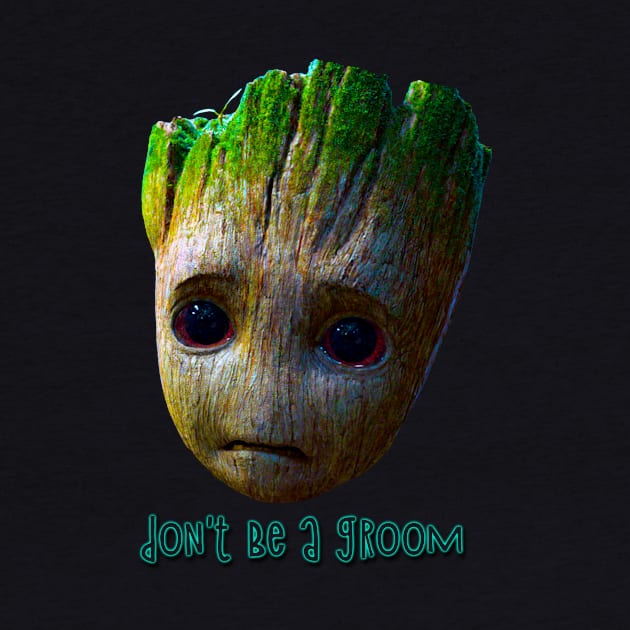 groot rofl art mem dont be a groom by denpoolswag